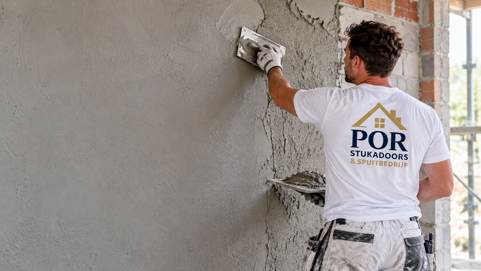 Cementgebonden stucwerk